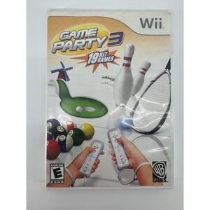 Game Party 3 Nintendo Wii WB Games With Manual CIB